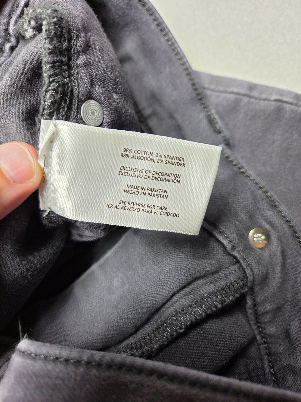 Banana Republic Mens Gray Straight Leg Stretch 5-Pocket Pants 34x30 1620338 - Picture 8 of 9